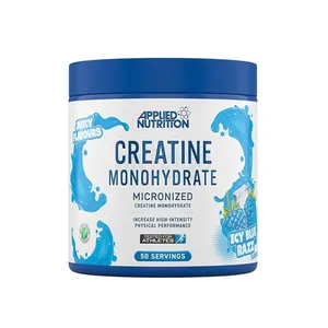 Applied Nutrition Creatine Monohydrate, Icy Blue Razz, 50 Serving