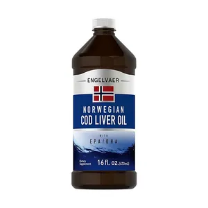 Engelvaer Norwegian Cod Liver Oil EPA DHA 473ml