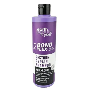 Earth Beauty & You 2 No Bond Plex + Honey Infusion Restore Repair Shampoo Hair + Roots 350ml