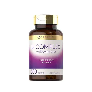 CARLYLE B-Complex + Vitamin B-12 - 300 Tablets