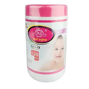 RJ Wet Wipes 120 Sheet