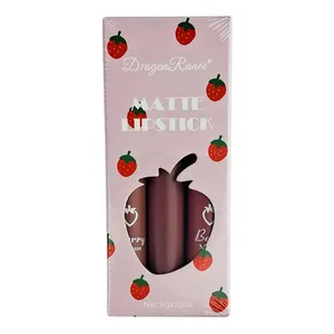Dragon Ranee Matte Lipstick 3pcs Set Shade D
