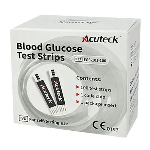 Acuteck Blood Glucose Test Strips 100's Pack