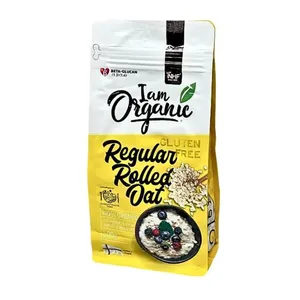 NHF I Am Organic Regular Rolled Oats 500g