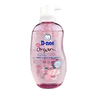 D Nee Organic Head & Body Baby Wash Sakura For Newborn 380ml