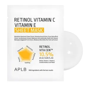 APLB Retinol 10.5% Vitamin C Vitamin E Sheet Mask 25ml