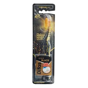 Difas Gold Black Toothbrush Soft