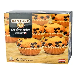 Dan Cake Chocochips Muffin Plain Cake 6pcs