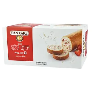 Dan Cake Strawberry Swiss Roll Delicate & Delicious 140gm