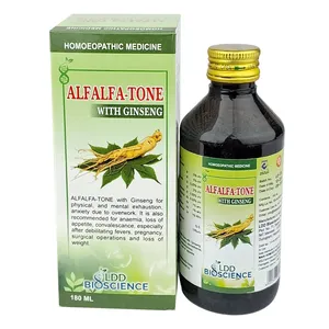 LDD Alfalfa Tone with Ginseng – Natural Energy & Vitality Tonic 180ml