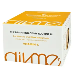 DIVME End Mela One Shot White Cream – Brightening & Hydrating Toning Cream with Niacinamide, Arbutin & Adenosine for Smooth, Even Skin Tone