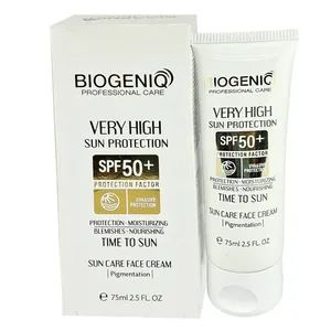 Biogeniq Professional Care Very High Sun Protection SPF50+ Face Cream 75ml – Whitening, Moisturizing & UVA/UVB Protection
