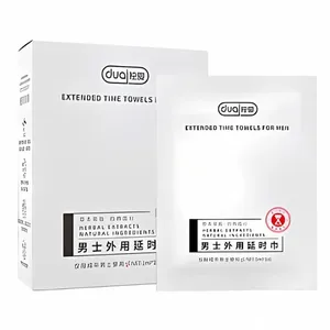 Duaj Extended Time Towels for Men with Herbal Extracts 10pcs