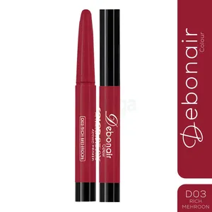 Debonair Color Stay Non-Transfer Lipstick with Added Primer – Shade D03 Rich Mehroon