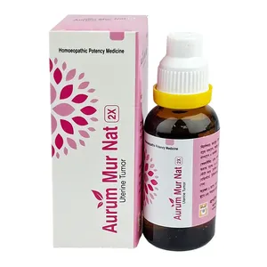 Aurum Mur Nat 2X 30ml – Homeopathic Tonic for Uterine Health & Tumor Support