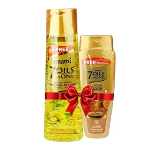 Buy 1 Emami 7 Oils in One Non Sticky Hair Oil 300ml Get 1 Emami 7 Oils in One Double Conditioning Shampoo 170ml Free