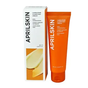 April Skin CARROTENE CLARIFYING CREAM 60ml – Non-Comedogenic Moisturizing Cream with Carrot-Derived Nutrients for Smooth, Healthy, and Radiant Skin