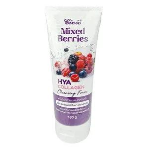 Civic Mixed Berries HYA Collagen Cleansing Foam- 180g-Brightening & Collagen Boost Face Wash