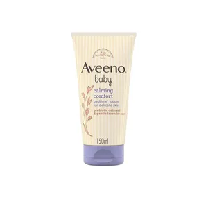 Aveeno Baby Calming Comfort Bedtime Lotion with Prebiotics Oatmeal & Gentle Lavender Scent 150ml