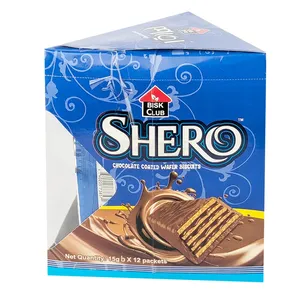 Biks Club Shero Chocolate Coated Wafer Biscuits(15g * 12's Pack)