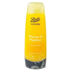 Boots Everyday Mango & Papaya Shower Gel (UK) 250mL