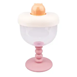Baby Raining Cup Kids Training Cup Goblet Style Sippy Cup 180m