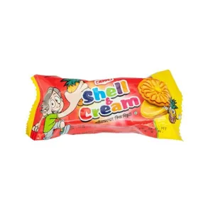 Dekko Shell & Cream Pineapple Biscuit 20g