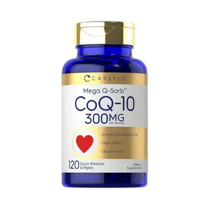 Carlyle Mega Q-Sorb CoQ-10 - 300mg - 120 Quick Release Softgels