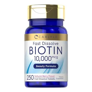 Carlyle Biotin Fast Dissolve 10,000 mcg 250 Tablets