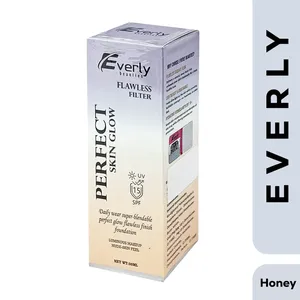 Everly Beauties Perfect Skin Glow Foundation SPF 15 Honey 30ml