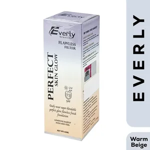 Everly Beauties Perfect Skin Glow Foundation SPF 15 Warm Beige 30ml