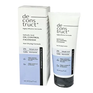 Deconstruct Salicylic Acid Oil Control Face Wash For Oily Skin – 2% Salicylic Acid And 1.5% Niacinamide – 100ml