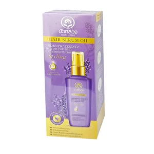 Bualuang Aromatic Essence Silky & Smooth Hair Serum Oil 85ml With Essential Lavender Oil