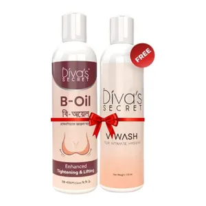 Buy 1 Diva’s Secret B Oil 100ml & Get 1 Diva’s Secret V Wash 100ml Free