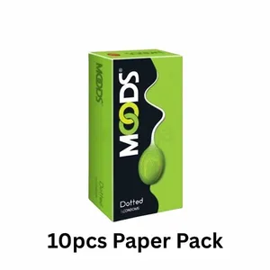 Moods Dotted Green Condom Green 10 pcs Pack