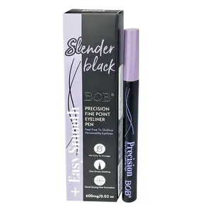 BOB Precision Fine Point Eyeliner Slender Black + Easy Smooth Eyeliner Pen