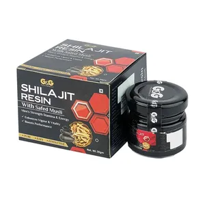G&G Shilajit Resin with Safed Musli – Men’s Strength, Stamina & Energy 30g