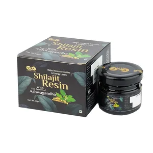 G&G Shilajit Resin with the Power of Ashwagandha – 30g
