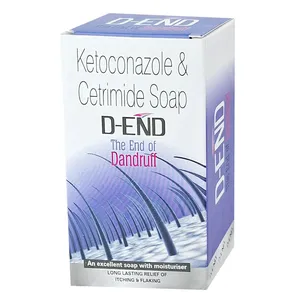 D-END Ketoconazole & Cetrimide Soap – The End of Dandruff (75g)