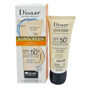 Disaar Oil Free Sunscreen Bronz Foundation SPF50+ PA+++ 40gm