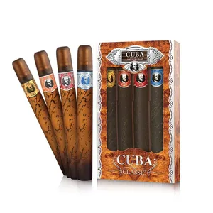 Cuba Original Fragrance (Gold, Blue, Red, Orange) 4 Piece Set