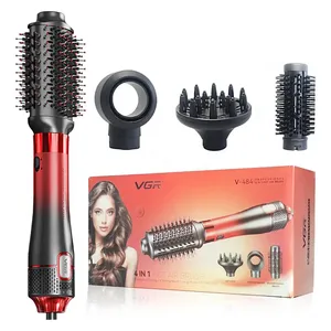 VGR V-484 4-in-1 Hot Air Styler Brush – Hair Dryer, Curler & Volumizer for Women