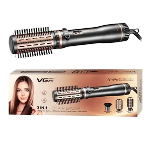 VGR V-496 3-in-1 Hair Dryer Brush – Hot Air Brush & Styler for Women