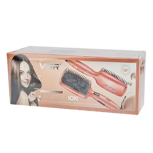 VGR V-527 Hair Straightener Hot Comb & Brush – Dual-Action Styling Tool for Women