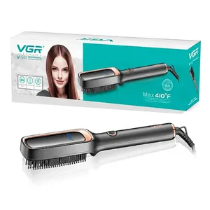 VGR V-560 Hair Straightener Hot Comb & Brush – Dual-Action Styling Tool for Women