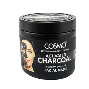 Cosmo Activated Charcoal Facial Mask 200 g — Detoxifying & Deep Cleansing for Men & Women