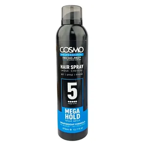 COSMO Professional Tricho-Pro+ Advanced Haircare Hair Spray – Mega Hold (Level 5) – 375 ml