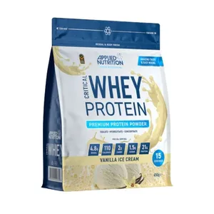 Applied Nutrition Critical Whey Protein, Vanilla Ice Cream 450g