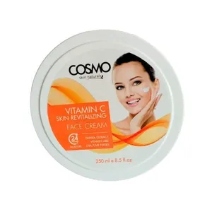 Cosmo Vita C Skin Revitalizing Face Cream with Papaya Extract, Vitamin A & E 250ml