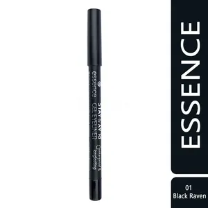 Essence Stay & Play Gel Eyeliner Waterproof & Longlasting Pencil Kajol 01 Black Raven